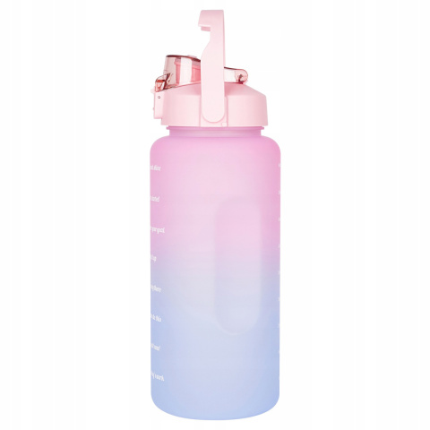 BIDON BUTELKA MOTYWACYJNA 2L Z MIARKĄ SZCZELNA BPA-FREE FITNESS SPORT BIDON BUTELKA MOTYWACYJNA 2L Z MIARKĄ SZCZELNA BPA-FREE FITNESS SPORT