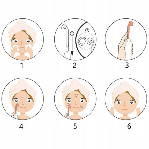 DERMA WAND DARSONWAL PRO D'ARSONVAL MOCNY 4 PELOTY DO SKÓRY TWARZY DERMA WAND DARSONWAL PRO D'ARSONVAL MOCNY 4 PELOTY DO SKÓRY TWARZY