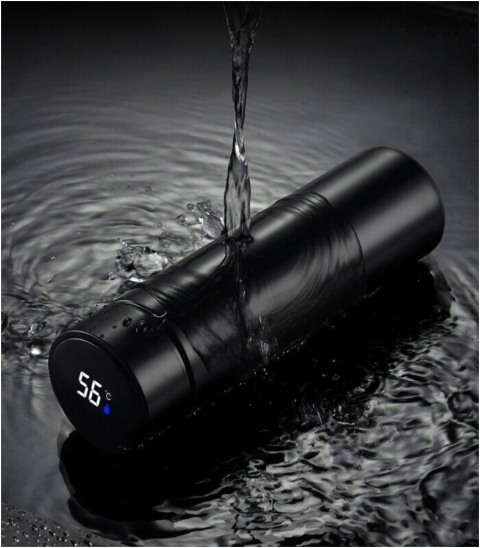 KUBEK TERMICZNY TERMOS SMART Z WYŚWIETLACZEM LED 500 ML - NOWOCZESNY BIDON KUBEK TERMICZNY TERMOS SMART Z WYŚWIETLACZEM LED 500 ML - NOWOCZESNY BIDON