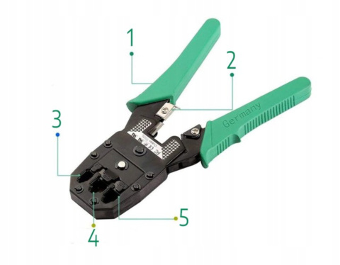 TESTER KABLI LAN RJ45 SIECI ZESTAW NARZĘDZI ZACISKARKA WTYK ETUI STRIPPER TESTER KABLI LAN RJ45 SIECI ZESTAW NARZĘDZI ZACISKARKA WTYK ETUI STRIPPER