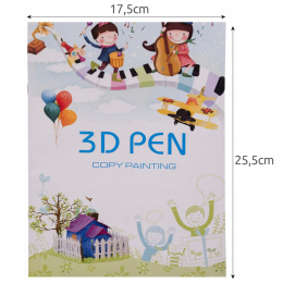 Długopis 3D Maaleo Książka z Szablonami do Długopisu 3D Szablon x 40