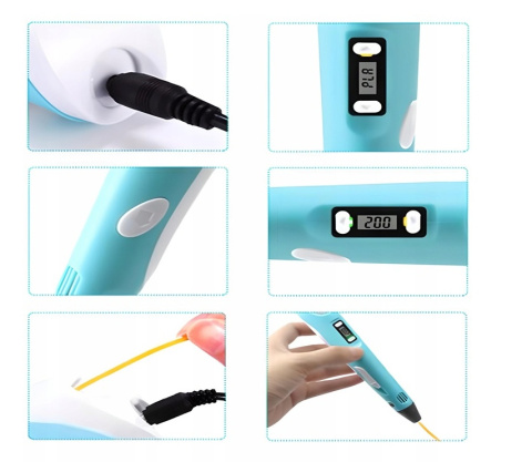 DreamCraft DŁUGOPIS 3D PEN RÓŻOWY XXL 20 KOLORÓW 110M KSIĄŻECZKA FILAMENT DreamCraft DŁUGOPIS 3D PEN RÓŻOWY XXL 20 KOLORÓW 110M KSIĄŻECZKA FILAMENT