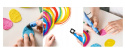 DreamCraft DŁUGOPIS 3D PEN RÓŻOWY XXL 20 KOLORÓW 110M KSIĄŻECZKA FILAMENT