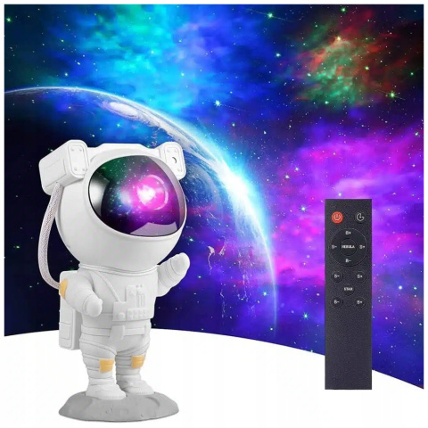 DreamCraft PROJEKTOR GWIAZD ASTRONAUTA DUŻY LED LAMPKA NOCNA 360 DreamCraft PROJEKTOR GWIAZD ASTRONAUTA DUŻY LED LAMPKA NOCNA 360
