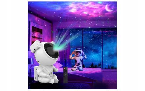 DreamCraft PROJEKTOR GWIAZD ASTRONAUTA DUŻY LED LAMPKA NOCNA 360 DreamCraft PROJEKTOR GWIAZD ASTRONAUTA DUŻY LED LAMPKA NOCNA 360
