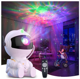 DreamCraft PROJEKTOR GWIEZDNY ASTRONAUTA LED LAMPKA NOCNA
