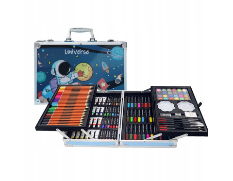 DreamCraft ZESTAW DO MALOWANIA ARTYSTYCZNY KREDKI PISAKI OŁÓWKI 145 EL. XXL DreamCraft ZESTAW DO MALOWANIA ARTYSTYCZNY KREDKI PISAKI OŁÓWKI 145 EL. XXL