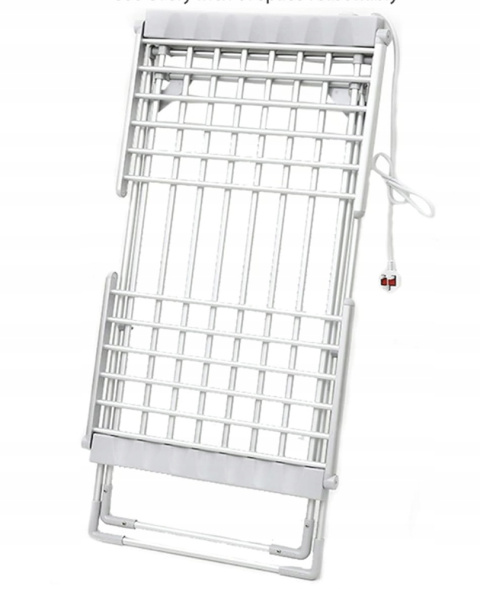 ELEKTRYCZNA SUSZARKA NA PRANIE BASIC STOJĄCA ROZKŁADANA SZYBKOSCHNĄCE 147cm ELEKTRYCZNA SUSZARKA NA PRANIE BASIC STOJĄCA ROZKŁADANA SZYBKOSCHNĄCE 147cm