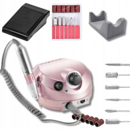 FREZARKA DO PAZNOKCI 65W MANICURE PEDICURE DO USUWANIA HYBRYD ŻELU + FREZY