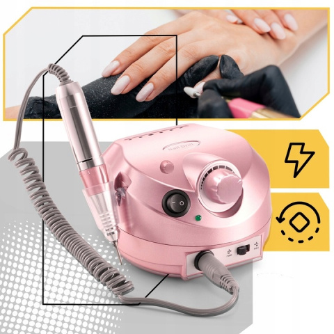 FREZARKA DO PAZNOKCI 65W MANICURE PEDICURE DO USUWANIA HYBRYD ŻELU + FREZY FREZARKA DO PAZNOKCI 65W MANICURE PEDICURE DO USUWANIA HYBRYD ŻELU + FREZY