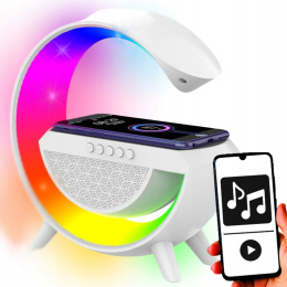 GŁOŚNIK BLUETOOTH BEZPRZEWODOWY PRZENOŚNY ŁADOWARKA PODŚWIETLENIE RGB XXL