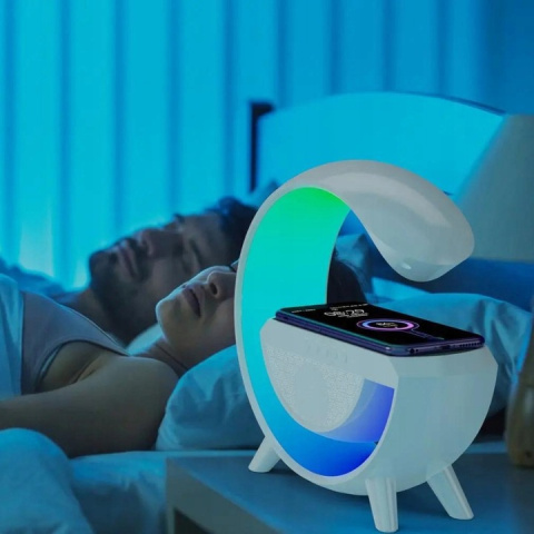 GŁOŚNIK BLUETOOTH BEZPRZEWODOWY PRZENOŚNY ŁADOWARKA PODŚWIETLENIE RGB XXL GŁOŚNIK BLUETOOTH BEZPRZEWODOWY PRZENOŚNY ŁADOWARKA PODŚWIETLENIE RGB XXL