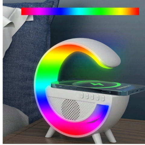 GŁOŚNIK BLUETOOTH BEZPRZEWODOWY PRZENOŚNY ŁADOWARKA PODŚWIETLENIE RGB XXL GŁOŚNIK BLUETOOTH BEZPRZEWODOWY PRZENOŚNY ŁADOWARKA PODŚWIETLENIE RGB XXL