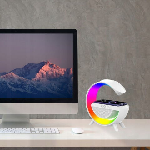 GŁOŚNIK BLUETOOTH BEZPRZEWODOWY PRZENOŚNY ŁADOWARKA PODŚWIETLENIE RGB XXL GŁOŚNIK BLUETOOTH BEZPRZEWODOWY PRZENOŚNY ŁADOWARKA PODŚWIETLENIE RGB XXL