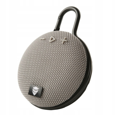 GŁOŚNIK ZAWIESZKA BEZPRZEWODOWY BLUETOOTH MOBILNY Z KLAMRĄ SZARY GŁOŚNIK ZAWIESZKA BEZPRZEWODOWY BLUETOOTH MOBILNY Z KLAMRĄ SZARY