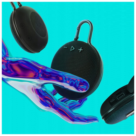 GŁOŚNIK ZAWIESZKA BEZPRZEWODOWY BLUETOOTH MOBILNY Z KLAMRĄ ZIELONY GŁOŚNIK ZAWIESZKA BEZPRZEWODOWY BLUETOOTH MOBILNY Z KLAMRĄ ZIELONY