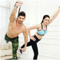 GUMY DO ĆWICZEŃ OPOROWE FITNESS MOCNE ZESTAW 4 SZTUKI PRO
