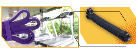 GUMY DO ĆWICZEŃ OPOROWE FITNESS MOCNE ZESTAW 4 SZTUKI PRO GUMY DO ĆWICZEŃ OPOROWE FITNESS MOCNE ZESTAW 4 SZTUKI PRO