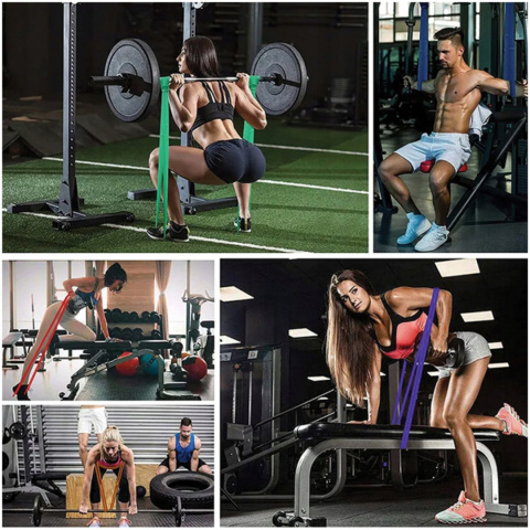 GUMY DO ĆWICZEŃ OPOROWE FITNESS MOCNE ZESTAW 4 SZTUKI PRO GUMY DO ĆWICZEŃ OPOROWE FITNESS MOCNE ZESTAW 4 SZTUKI PRO