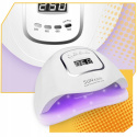LAMPA DO PAZNOKCI UV LED HYBRYD ŻELI MOCNA 80W DO HYBRYDY SUN MAX X5 LCD