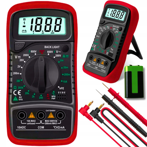 MULTIMETR RĘCZNY MIERNIK ELEKTRONICZNY PRECYZYJNY PRO MULTIMETR RĘCZNY MIERNIK ELEKTRONICZNY PRECYZYJNY PRO