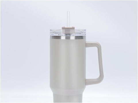 MagiCook KUBEK TERMICZNY 1200 ML ZE SŁOMKĄ STYLE USA Jasna Szarość MagiCook KUBEK TERMICZNY 1200 ML ZE SŁOMKĄ STYLE USA Jasna Szarość