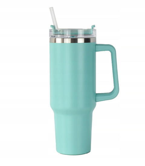 MagiCook KUBEK TERMICZNY TURKUSOWY 1200 ML ZE SŁOMKĄ STYLE USA Turkus MagiCook KUBEK TERMICZNY TURKUSOWY 1200 ML ZE SŁOMKĄ STYLE USA Turkus
