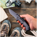 NÓŻ SKŁADANY TAKTYCZNY SURVIVAL MYŚLIWSKI DO CIĘCIA OSTRY FINKA CAMPING
