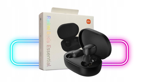 SŁUCHAWKI BEZPRZEWODOWE XIAOMI REDMI BUDS ESSENTIAL BLUETOOTH DOUSZNE SŁUCHAWKI BEZPRZEWODOWE XIAOMI REDMI BUDS ESSENTIAL BLUETOOTH DOUSZNE