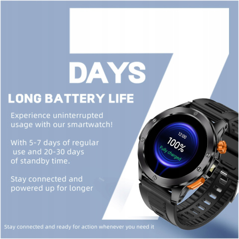 SmartWatch ZEGAREK SPORTOWY WODOODPORNY IP68 Z LATARKĄ SOLIDNY MENU PL SmartWatch ZEGAREK SPORTOWY WODOODPORNY IP68 Z LATARKĄ SOLIDNY MENU PL