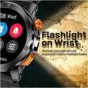 SmartWatch ZEGAREK SPORTOWY WODOODPORNY IP68 Z LATARKĄ SOLIDNY MENU PL