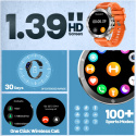 SmartWatch ZEGAREK SPORTOWY WODOODPORNY IP68 Z LATARKĄ SOLIDNY MENU PL
