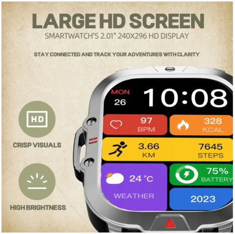 SmartWatch ZEGAREK SPORTOWY WODOODPORNY IP68 Z LATARKĄ SOLIDNY V17 MENU PL SmartWatch ZEGAREK SPORTOWY WODOODPORNY IP68 Z LATARKĄ SOLIDNY V17 MENU PL