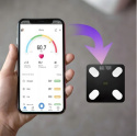 WAGA ŁAZIENKOWA ANALITYCZNA SMART 25W1 APK LCD 180 KG - ŚLEDŹ SWOJE POSTĘPY