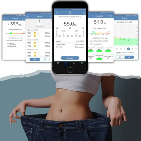 WAGA ŁAZIENKOWA ANALITYCZNA SMART 25W1 APK LCD 180 KG - ŚLEDŹ SWOJE POSTĘPY WAGA ŁAZIENKOWA ANALITYCZNA SMART 25W1 APK LCD 180 KG - ŚLEDŹ SWOJE POSTĘPY